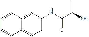 (R)-2-Amino-N-(2-naphthalenyl)propanamide Struktur