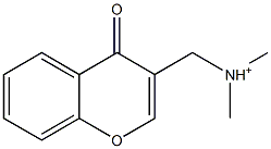 3-[(Dimethylammonio)methyl]-4H-1-benzopyran-4-one