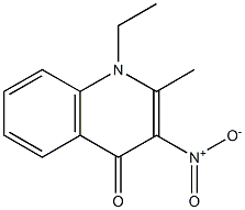 1-Ethyl-2-methyl-3-nitroquinolin-4(1H)-one Structure
