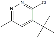 3-Chloro-4-tert-butyl-6-methylpyridazine Structure