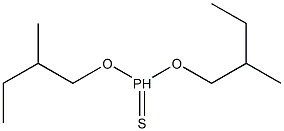 Thiophosphonic acid O,O-bis(2-methylbutyl) ester,,结构式