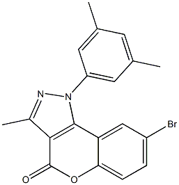  8-Bromo-3-methyl-1-(3,5-dimethylphenyl)[1]benzopyrano[4,3-c]pyrazol-4(1H)-one