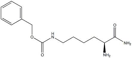 N6-(Benzyloxycarbonyl)-L-lysinamide Structure