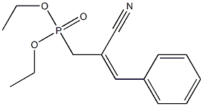 [2-Cyano-3-phenyl-2-propenyl]phosphonic acid diethyl ester
