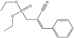  [2-Cyano-3-phenyl-2-propenyl]phosphonic acid diethyl ester