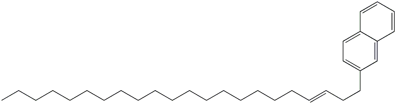 2-(3-ドコセニル)ナフタレン 化学構造式