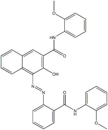 4-[[2-[[(2-Methoxyphenyl)amino]carbonyl]phenyl]azo]-3-hydroxy-N-(2-methoxyphenyl)-2-naphthalenecarboxamide