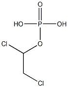 Phosphoric acid dihydrogen (1,2-dichloroethyl) ester 结构式