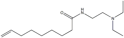 N-[2-(ジエチルアミノ)エチル]-8-ノネンアミド 化学構造式