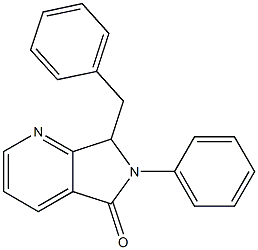 6-Phenyl-7-phenylmethyl-6,7-dihydro-5H-pyrrolo[3,4-b]pyridin-5-one|