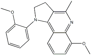 1-(2-Methoxyphenyl)-4-methyl-6-methoxy-2,3-dihydro-1H-pyrrolo[3,2-c]quinoline|