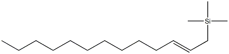 (2-Tridecenyl)trimethylsilane Structure