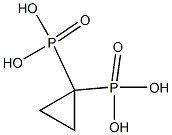 1,1-Cyclopropanediylbis(phosphonic acid) Struktur