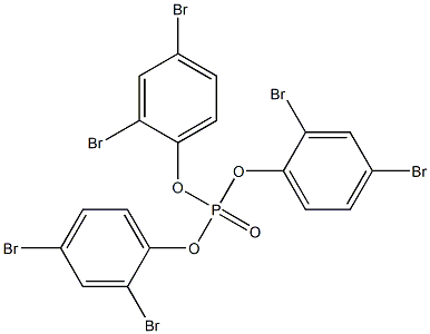 Phosphoric acid tris(2,4-dibromophenyl) ester 结构式