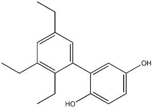 2-(2,3,5-Triethylphenyl)benzene-1,4-diol