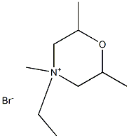 4-Ethyl-2,4,6-trimethylmorpholinium bromide 结构式