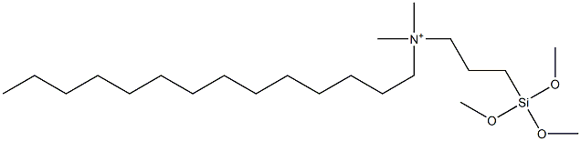 N-[3-(Trimethoxysilyl)propyl]-N,N-dimethyl-1-tetradecaneaminium|