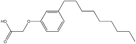 3-Nonylphenoxyacetic acid 结构式