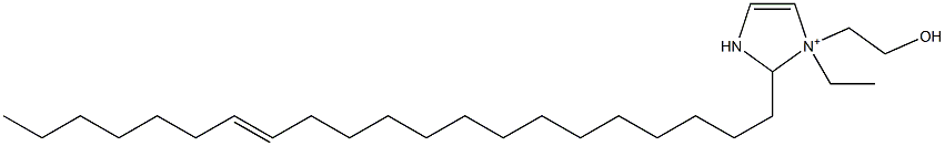 1-Ethyl-2-(14-henicosenyl)-1-(2-hydroxyethyl)-4-imidazoline-1-ium 结构式