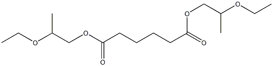 アジピン酸ビス(2-エトキシプロピル) 化学構造式