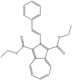 2-(2-Phenylethenyl)azulene-1,3-dicarboxylic acid diethyl ester|