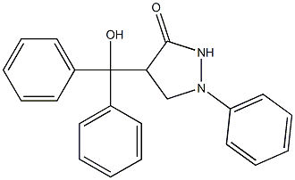 1-Phenyl-4-(hydroxydiphenylmethyl)pyrazolidin-3-one