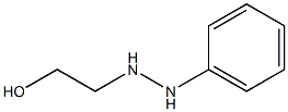 2-(2-フェニルヒドラジノ)エタノール 化学構造式