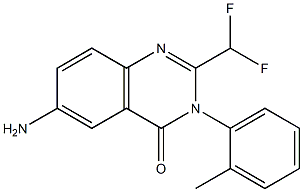 6-Amino-2-(difluoromethyl)-3-(2-methylphenyl)quinazolin-4(3H)-one