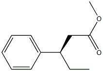 (R)-3-Phenylpentanoic acid methyl ester Struktur