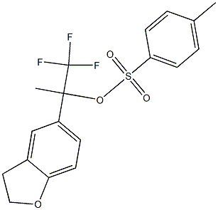 4-Methylbenzenesulfonic acid 1-[(2,3-dihydrobenzofuran)-5-yl]-1-trifluoromethylethyl ester