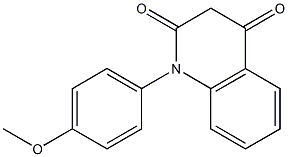 1-(4-Methoxyphenyl)quinoline-2,4(1H,3H)-dione Structure