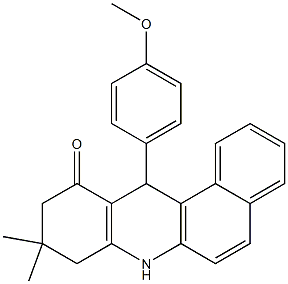 9,9-Dimethyl-12-(4-methoxyphenyl)-7,8,9,12-tetrahydrobenzo[a]acridine-11(10H)-one|