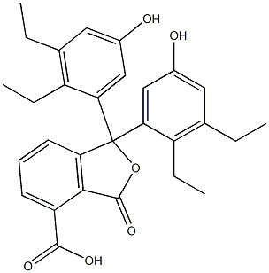  1,1-Bis(2,3-diethyl-5-hydroxyphenyl)-1,3-dihydro-3-oxoisobenzofuran-4-carboxylic acid