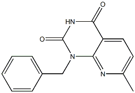 1-Benzyl-7-methylpyrido[2,3-d]pyrimidine-2,4(1H,3H)-dione Struktur