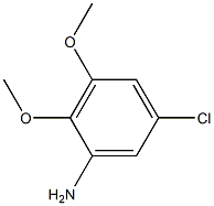 5-Chloro-2,3-dimethoxyaniline Structure