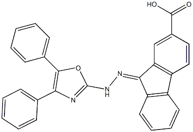 9-[2-(4,5-Diphenyloxazole-2-yl)hydrazono]-9H-fluorene-2-carboxylic acid