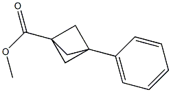 3-Phenylbicyclo[1.1.1]pentane-1-carboxylic acid methyl ester Structure