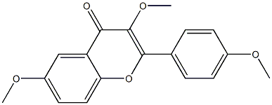 2-(4-Methoxyphenyl)-3,6-dimethoxy-4H-1-benzopyran-4-one|