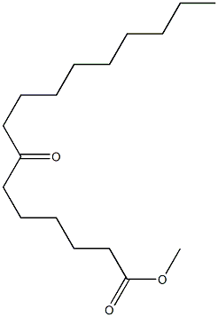 7-Ketopalmitic acid methyl ester,,结构式