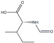 (2R)-2-(Formylamino)-3-methylpentanoic acid Structure