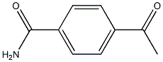 4-Acetylbenzamide Struktur