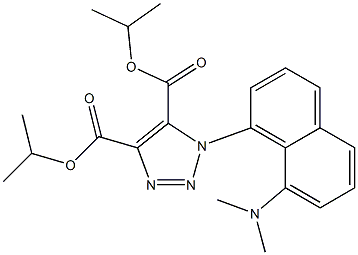 1-[8-(ジメチルアミノ)-1-ナフチル]-1H-1,2,3-トリアゾール-4,5-ジカルボン酸ジイソプロピル 化学構造式