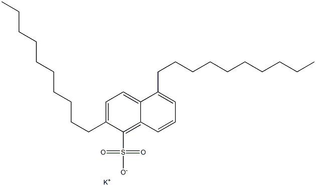  2,5-Didecyl-1-naphthalenesulfonic acid potassium salt