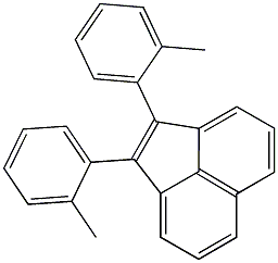 1,2-ビス(o-トリル)アセナフチレン 化学構造式