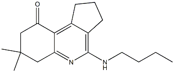 1,2,3,6,7,8-Hexahydro-4-(butylamino)-7,7-dimethyl-9H-cyclopenta[c]quinolin-9-one