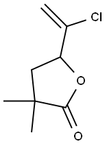 5-(1-Chlorovinyl)dihydro-3,3-dimethylfuran-2(3H)-one Structure