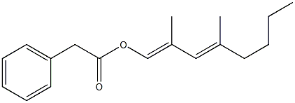 Phenylacetic acid 2,4-dimethyl-1,3-octadienyl ester