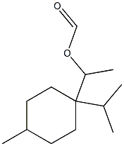 Formic acid 1-(p-menthan-4-yl)ethyl ester Struktur