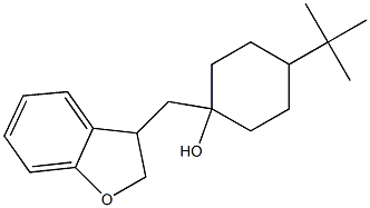 4-(tert-Butyl)-1-[(2,3-dihydrobenzofuran)-3-ylmethyl]cyclohexan-1-ol Structure