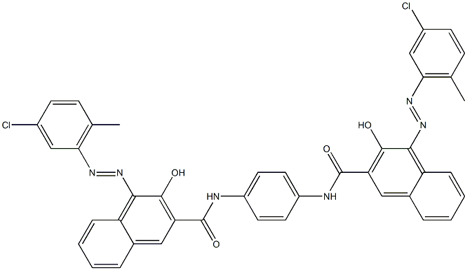 N,N'-(1,4-Phenylene)bis[4-[(3-chloro-6-methylphenyl)azo]-3-hydroxy-2-naphthalenecarboxamide]